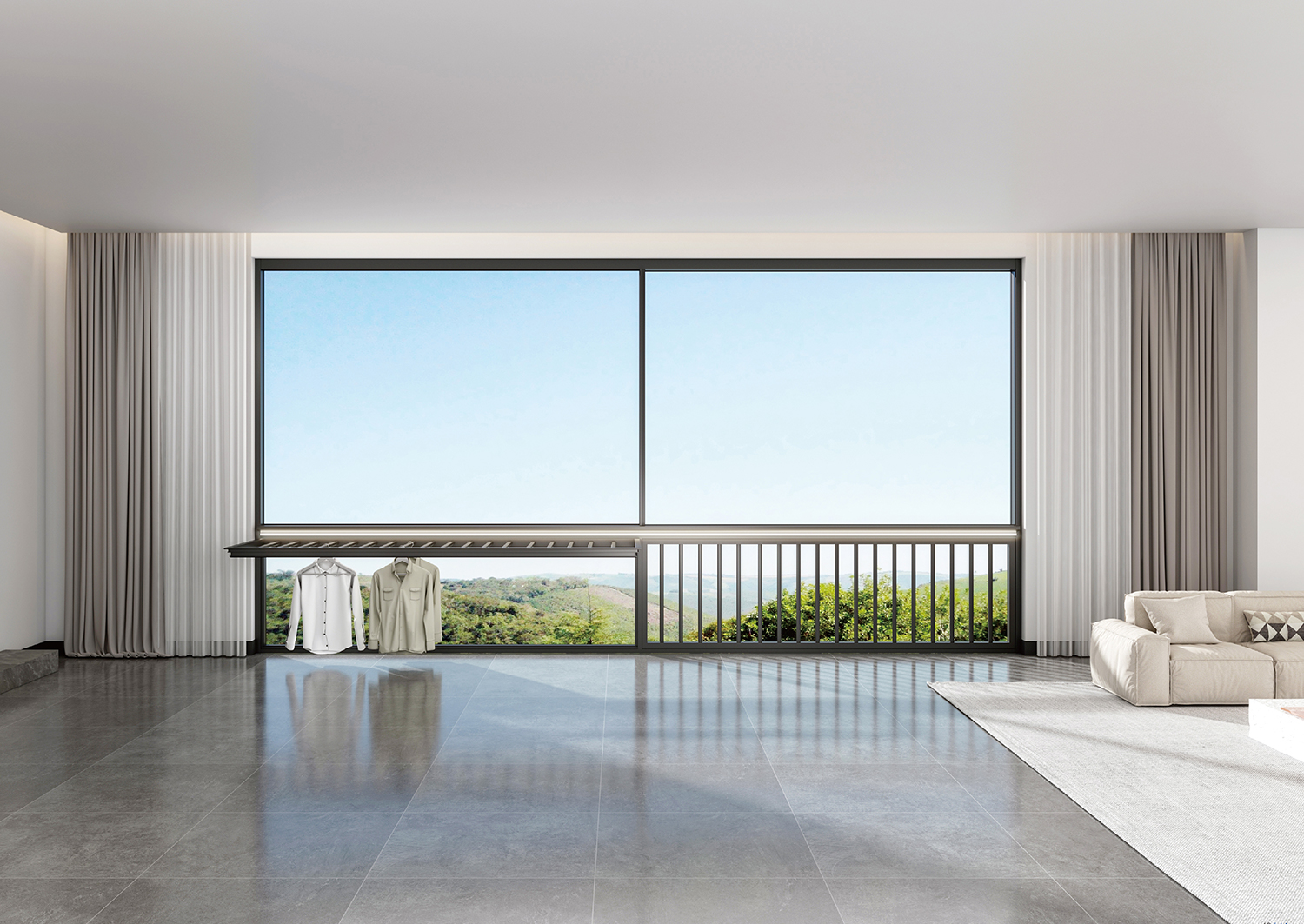 哥倫比亞系列極景推拉窗