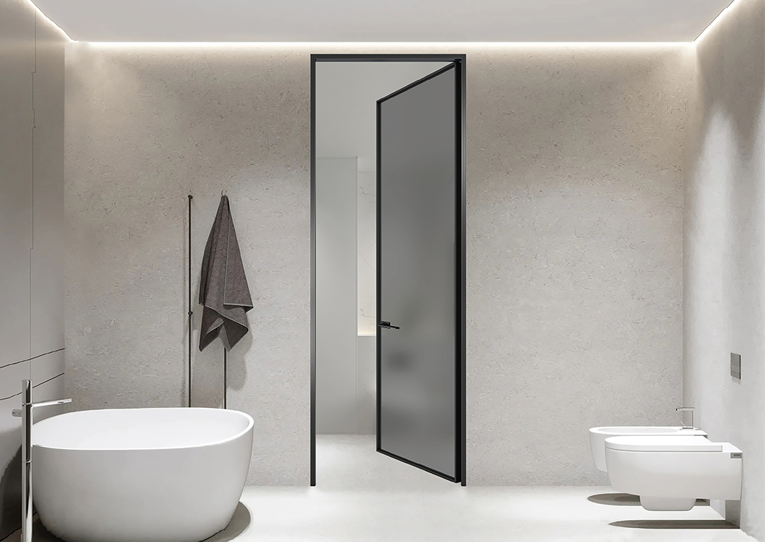 半包雙包平開門